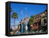 Santa Cruz Beach Boardwalk and Seaside Amusement Centre, Santa Cruz, California, USA-Stephen Saks-Framed Stretched Canvas