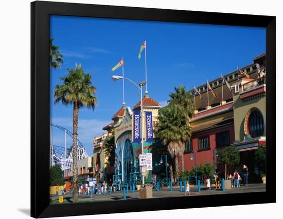 Santa Cruz Beach Boardwalk and Seaside Amusement Centre, Santa Cruz, California, USA-Stephen Saks-Framed Photographic Print