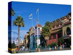 Santa Cruz Beach Boardwalk and Seaside Amusement Centre, Santa Cruz, California, USA-Stephen Saks-Stretched Canvas