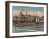 Santa Cruz, CA - Casino and Santa Cruz Beach-Lantern Press-Framed Art Print