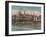 Santa Cruz, CA - Casino and Santa Cruz Beach-Lantern Press-Framed Art Print