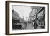 Santa Cruz, CA - Pacific Avenue Looking South Photo-Lantern Press-Framed Art Print