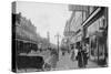 Santa Cruz, CA - Pacific Avenue Looking South Photo-Lantern Press-Stretched Canvas