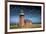 Santa Cruz, California - Brick Lighthouse-Lantern Press-Framed Art Print