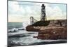 Santa Cruz, California - Cliff Drive View of the Wave Motor-Lantern Press-Mounted Art Print