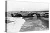 Santa Cruz, California - View of Arch Rock along West Cliff Drive-Lantern Press-Stretched Canvas