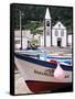 Santa Cruz Church, Ribeiras, Island of Pico, Azores, Portugal, Atlantic-Ken Gillham-Framed Stretched Canvas