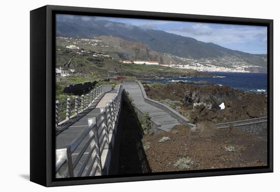 Santa Cruz De La Palma from Los Cancajos, La Palma, Canary Islands, Spain, 2009-Peter Thompson-Framed Stretched Canvas