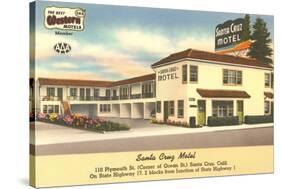 Santa Cruz Motel, California-null-Stretched Canvas