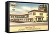 Santa Cruz Motel, California-null-Framed Stretched Canvas