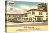 Santa Cruz Motel, California-null-Stretched Canvas