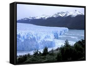 Santa Cruz Perito Moreno Glacier on Lake Argentina, Patagonia, Argentina-Lin Alder-Framed Stretched Canvas