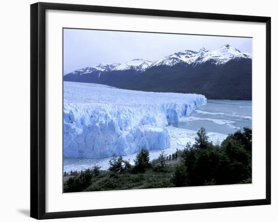 Santa Cruz Perito Moreno Glacier on Lake Argentina, Patagonia, Argentina-Lin Alder-Framed Photographic Print