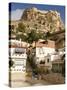 Santa Cruz Quarter and Santa Barbara Castle in Background, Alicante, Valencia Province, Spain-Guy Thouvenin-Stretched Canvas