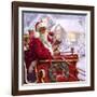 Santa Delivering-The Macneil Studio-Framed Giclee Print