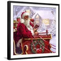 Santa Delivering-The Macneil Studio-Framed Giclee Print