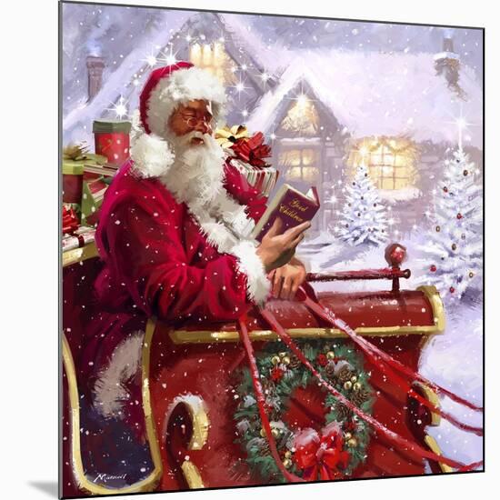 Santa Delivering-The Macneil Studio-Mounted Giclee Print