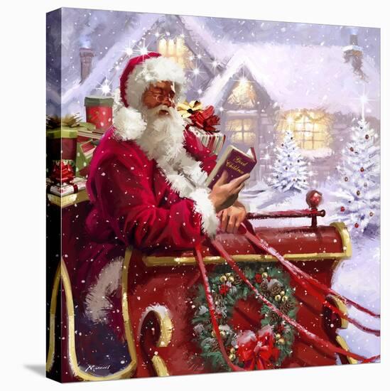 Santa Delivering-The Macneil Studio-Stretched Canvas