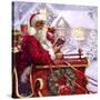 Santa Delivering-The Macneil Studio-Stretched Canvas