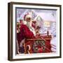 Santa Delivering-The Macneil Studio-Framed Giclee Print