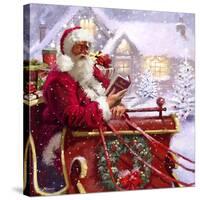 Santa Delivering-The Macneil Studio-Stretched Canvas