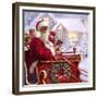 Santa Delivering-The Macneil Studio-Framed Giclee Print