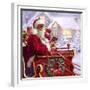 Santa Delivering-The Macneil Studio-Framed Giclee Print