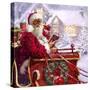 Santa Delivering-The Macneil Studio-Stretched Canvas