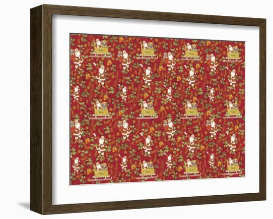 Santa Design-Maria Trad-Framed Giclee Print