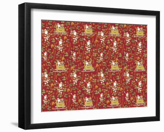 Santa Design-Maria Trad-Framed Giclee Print