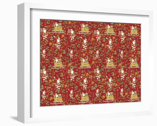 Santa Design-Maria Trad-Framed Giclee Print