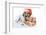 Santa Dog-Javier Brosch-Framed Photographic Print