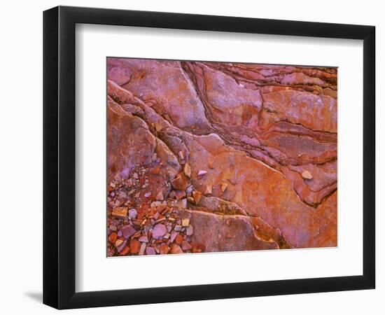 Santa Elena Canyon Abstract, Big Bend National Park-Mallorie Ostrowitz-Framed Photographic Print