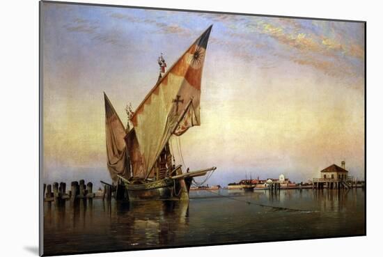 Santa Elena, Venice-Edward William Cooke-Mounted Giclee Print