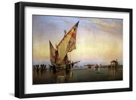 Santa Elena, Venice-Edward William Cooke-Framed Premium Giclee Print