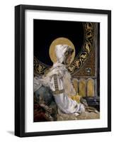 Santa En Oración, 1888-Joaquín Sorolla y Bastida-Framed Giclee Print