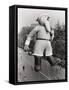 Santa Enters the City, Float, Macy Parade-Lucien Aigner-Framed Stretched Canvas
