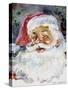 Santa Face-Hal Frenck-Stretched Canvas