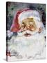 Santa Face-Hal Frenck-Stretched Canvas