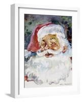 Santa Face-Hal Frenck-Framed Giclee Print