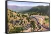 Santa Fe Apache Canyon-null-Framed Stretched Canvas