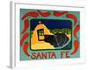 Santa Fe Black-Stephen Huneck-Framed Giclee Print