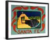 Santa Fe Black-Stephen Huneck-Framed Giclee Print