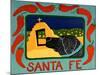 Santa Fe Black-Stephen Huneck-Mounted Giclee Print