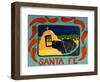 Santa Fe Black-Stephen Huneck-Framed Giclee Print