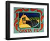 Santa Fe Black-Stephen Huneck-Framed Giclee Print