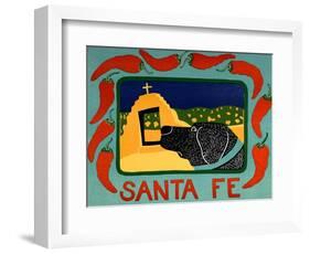 Santa Fe Black-Stephen Huneck-Framed Giclee Print