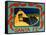 Santa Fe Black-Stephen Huneck-Framed Stretched Canvas