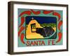 Santa Fe Black-Stephen Huneck-Framed Giclee Print
