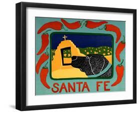 Santa Fe Black-Stephen Huneck-Framed Giclee Print